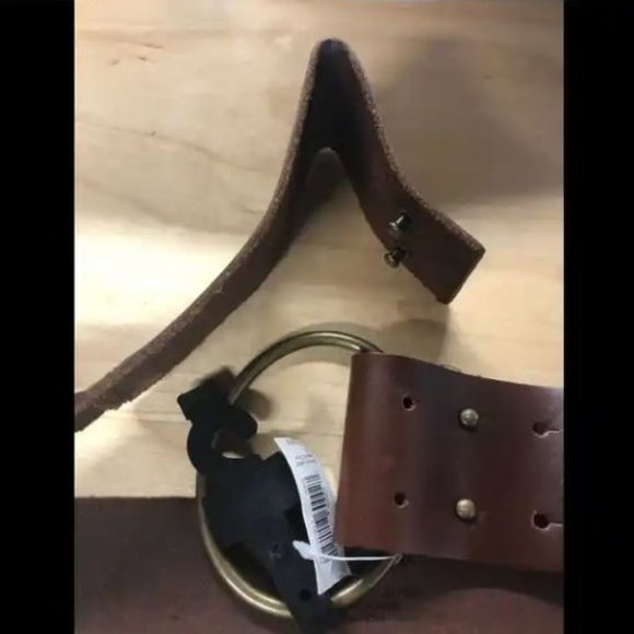 NWT Banana Republic Brown Leather Belt - M/L - Picture 3 of 4